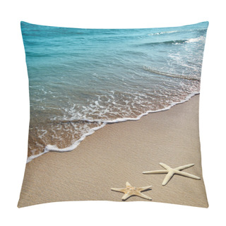 Personality  Starfish On A Beach Sand Pillow Covers