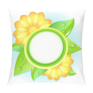 Personality  Vector Floral Background Design Pillow Covers