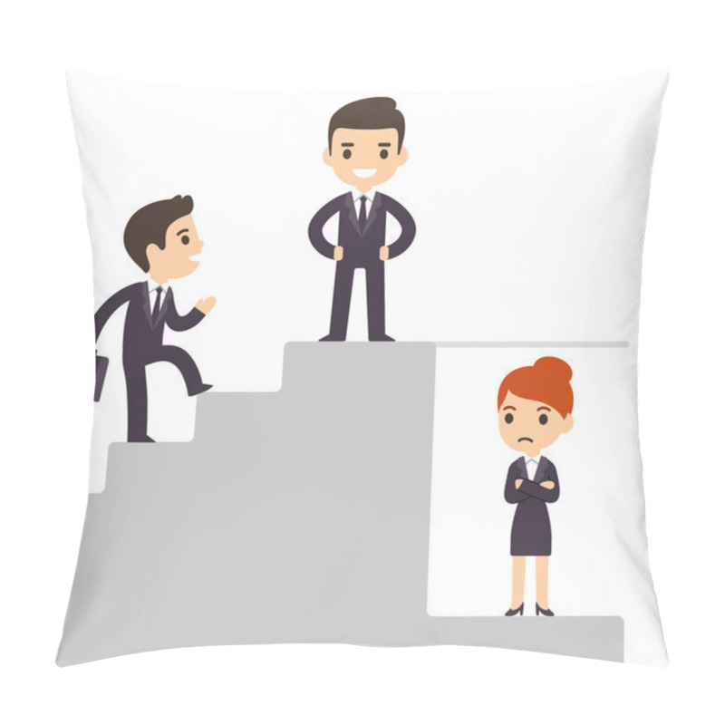 Personality  Corporate ladder and glass ceiling pillow covers