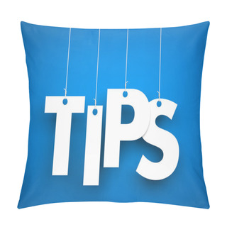 Personality  Tips - Word Hanging On Ropes Pillow Covers