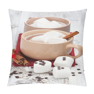Personality  Chocolate With Marshmallows Pillow Covers