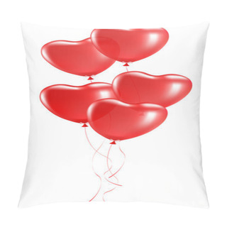 Personality  Balloons In The Shape Of Heart Pillow Covers