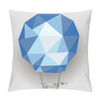Personality  Retro Hot Air Balloon. Pillow Covers