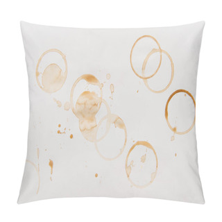 Personality  Coffee Stains Background Pillow Covers