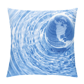 Personality  Earth In Water Pillow Covers
