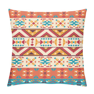 Personality Seamless Colorful Aztec Pattern Pillow Covers
