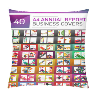 Personality  Mega Collection Of 40 Business Annual Report Brochure Templates Pillow Covers