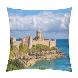 Personality  Fort-La-Latte Castle, Bretagne, France Pillow Covers