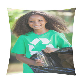 Personality  Environmental Activist Picking Up Trash Pillow Covers
