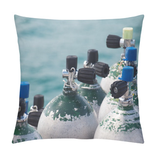 Personality  Diving Bottles Pillow Covers