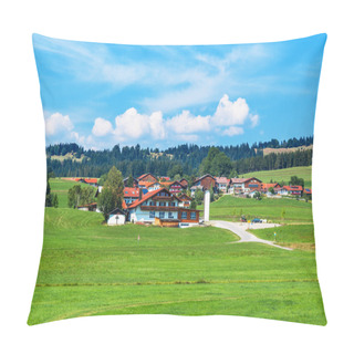 Personality  Rural Landscape In Germany Pillow Covers