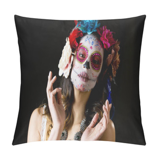 Personality  Mexican Candy Scull Pillow Covers
