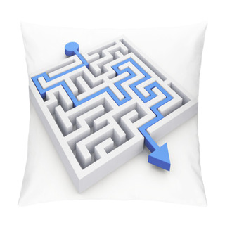 Personality  Path Across Labyrinth Pillow Covers
