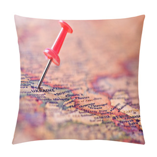 Personality  Ancient Map  And Pin Pillow Covers