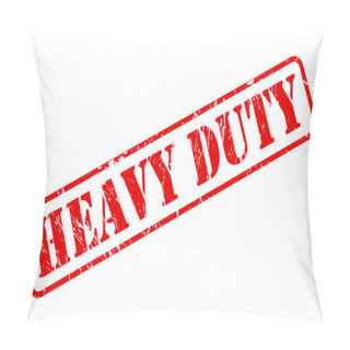 Personality  Heavy Duty Red Stamp Text Pillow Covers
