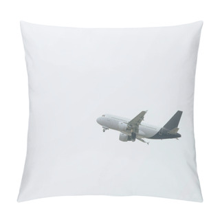 Personality  Flight Departure Of Airplane With Sky At Background Pillow Covers