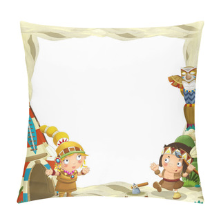 Personality  Frame For Different Usage With Indian Characters Pillow Covers