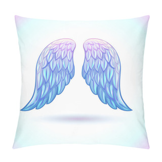 Personality  Beautiful Cartoon Angel Wings Pillow Covers