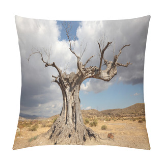 Personality  Dead Tree In The Desert Pillow Covers
