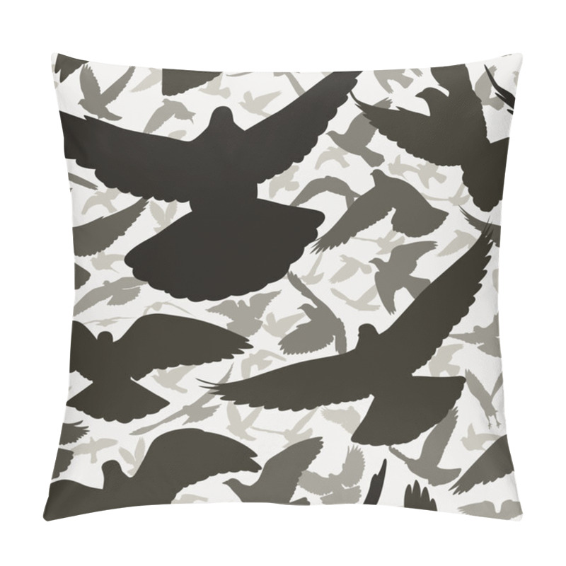 Personality  Pigeon Tile Pillow Covers