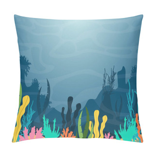Personality  Marine Coral Reef Underwater Sea Ocean Nature Illustration Pillow Covers
