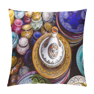 Personality  Decorated Tagine And Traditional Morocco Souvenirs In Medina So Pillow Covers
