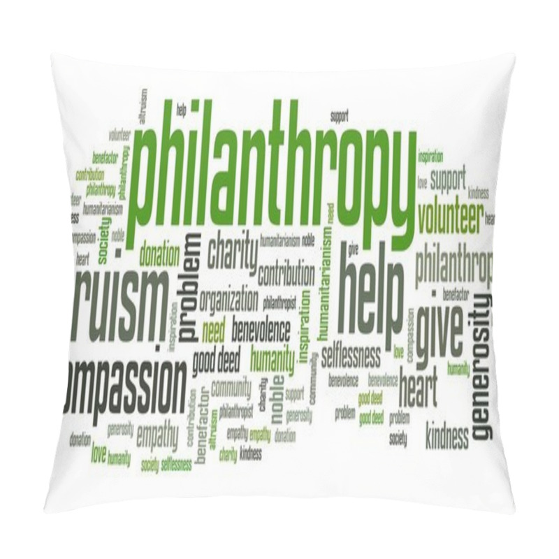 Personality  Philanthropy pillow covers
