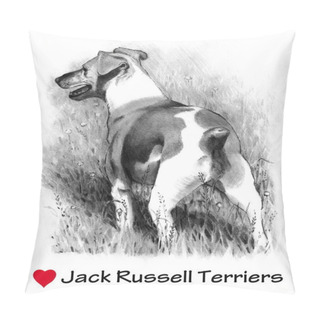 Personality  I Love Jack Russel Terriers Pillow Covers
