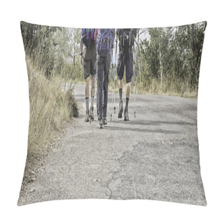 Personality  Hikers On Forest Pillow Covers