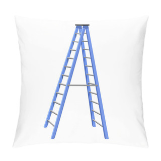 Personality  Stepladder Vector Icon.Cartoon Vector Icon Isolated On White Background Stepladder . Pillow Covers