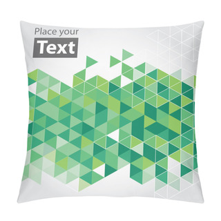 Personality  Abstract Mosaic Background. Pillow Covers
