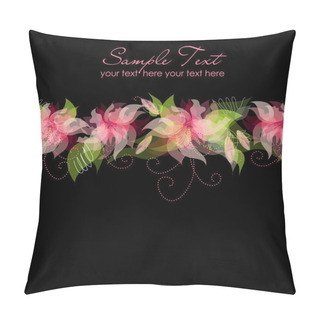 Personality  Flowers Backgroun Pillow Covers