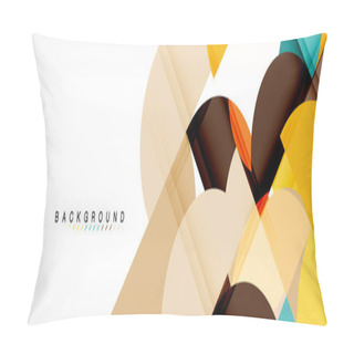 Personality  Semi Circle Abstract Background, Modern Geometric Pattern Design. Business Or Technology Presentation Design Template, Brochure Or Flyer Pattern, Or Geometric Web Banner Pillow Covers