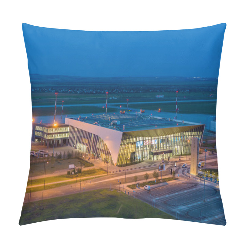 Personality  Saratov, Russia - August 20, 2019: Gagarin International Airport Pillow Covers
