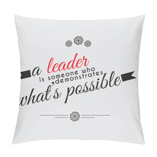 Personality  Motivational Poster Pillow Covers