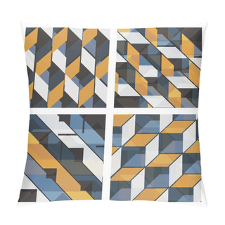 Personality  Set Of Abstract Backgrounds Pillow Covers