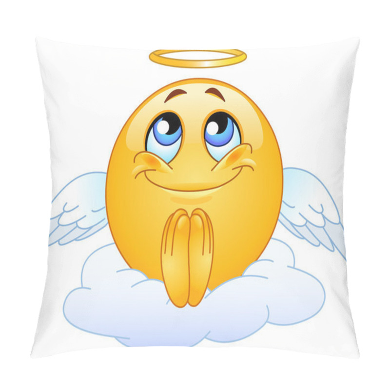 Personality  Angel emoticon pillow covers