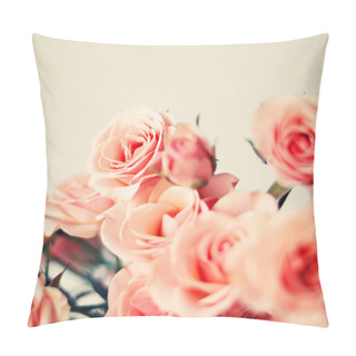 Personality  Pink Spring Roses Pillow Covers