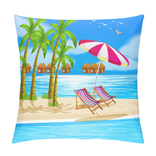 Personality  Beach Pillow Covers