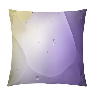 Personality  Beautiful Purple And Green Color Abstract Background From Mixed Water And Oil Pillow Covers