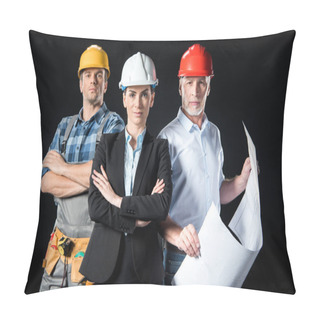 Personality  Two Architects And Engineer Pillow Covers