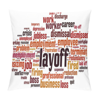 Personality  Prosperity Cloud Concept. Collage Made Of Words About Prosperity. Vector Illustration Pillow Covers