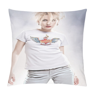 Personality  Mad Girl Pillow Covers
