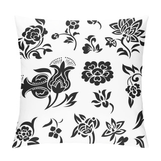 Personality  Flower Illustration Pillow Covers