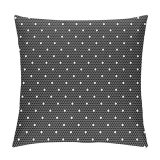 Personality  White Elegant Dotted Lace Seamless Vector Pattern Pillow Covers