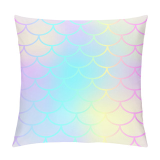 Personality  Mermaid Vector Background For Beach Party Or Summer Wedding Design. Pillow Covers