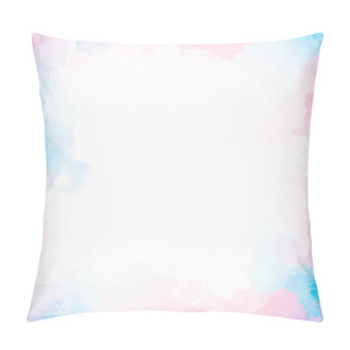 Personality  Vector Hand Painted Watercolor Splash Abstract Background Pillow Covers