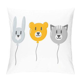 Personality  Balloons Vector Illustration Pillow Covers