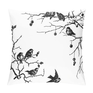 Personality  Birds On The Branches Pillow Covers