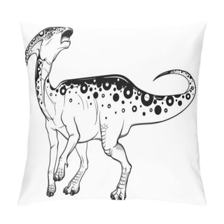 Personality  Parasaurolophus Calling The Herd Pillow Covers